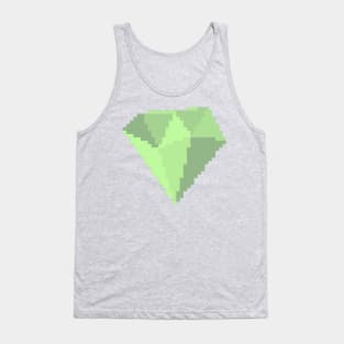 Peridot Gem Pixel Art Tank Top